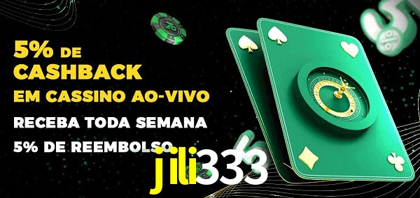 Promoções do cassino ao Vivo jili333